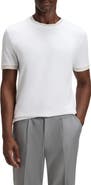 BOSS Tessler Slim Fit Cotton Ringer T-Shirt