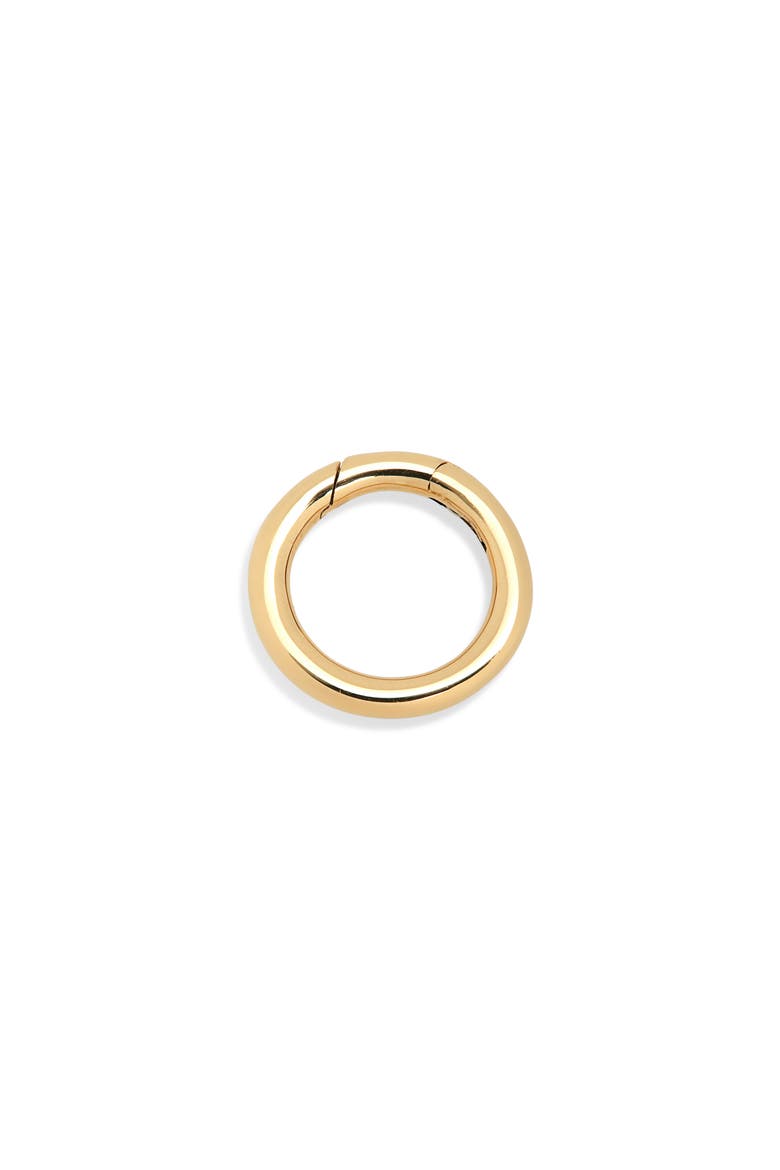 Smooth Amulet Holder in 18K Yellow Gold, 12.3mm, Main, color, YELLOW GOLD