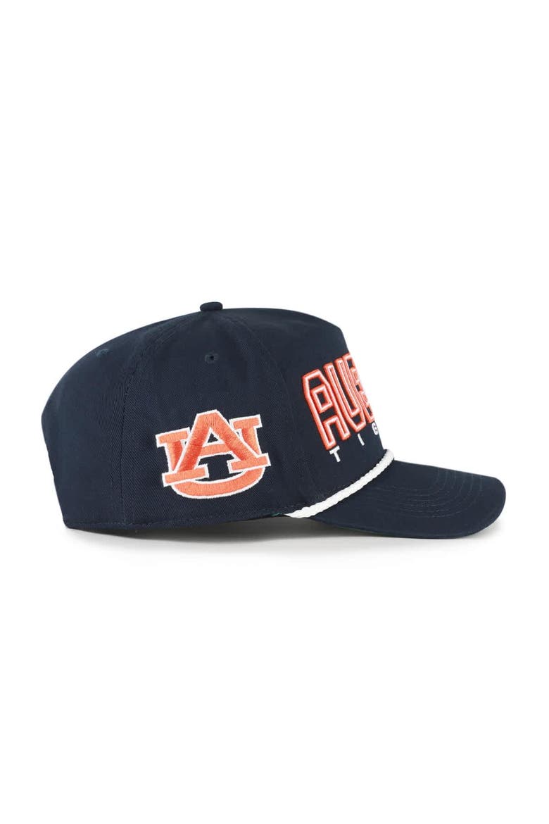 Youth '47 Navy Auburn Tigers Byline Hitch Adjustable Hat, Alternate, color, Navy