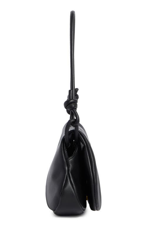 Bcbg Flap Knot Shoulder Bag In Black