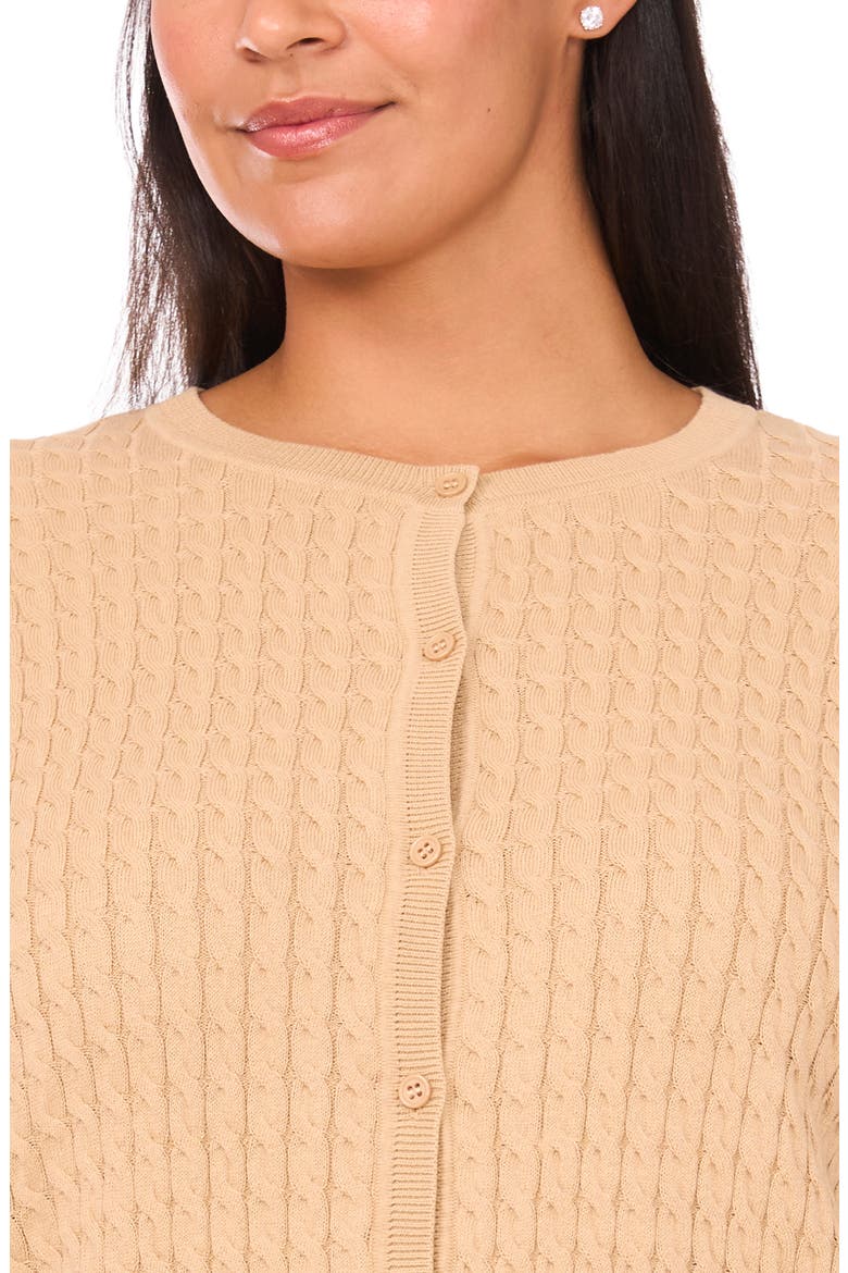 Cable Stitch Cardigan, Alternate, color, NOMAD CAMEL