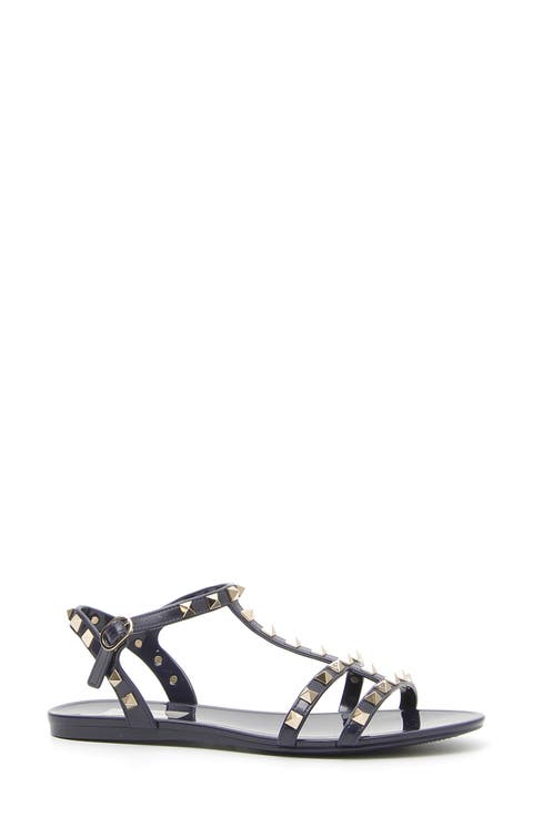 Rockstud T-Strap Sandal