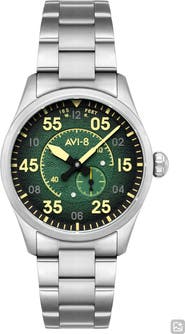 AVI-8 Spitfire Type 300 Automatic Bracelet Watch, 42mm
