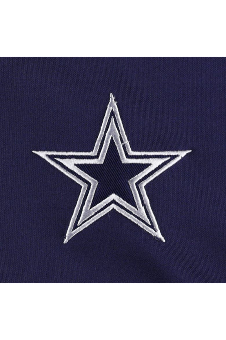 Men's Navy Dallas Cowboys Big & Tall Quarter-Zip Top, Alternate, color, Navy