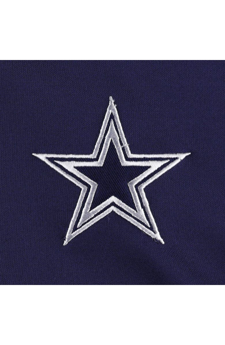 PROFILE Men's Navy Dallas Cowboys Big & Tall Quarter-Zip Top, Alternate, color, 
