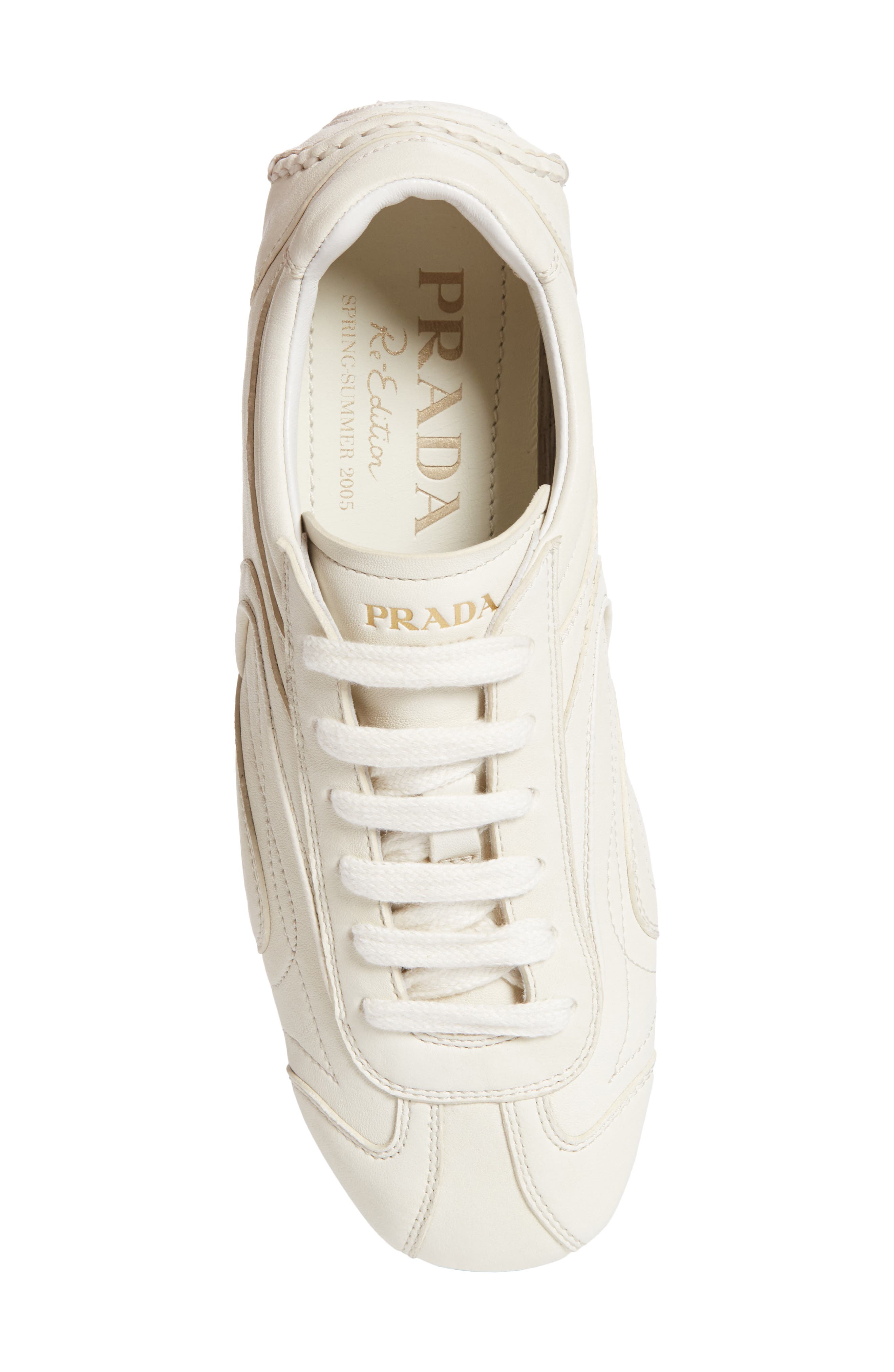 Prada Montecarlo Re-Edition 2005 Sneaker, Alternate, color, Talco