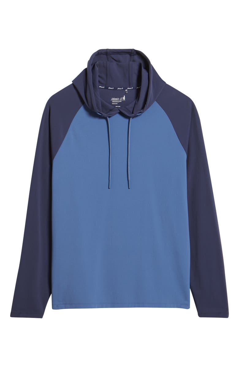 johnnie-O Penns Performance Hoodie, Alternate, color, Lake