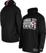 New Era Men's New Era Black Kansas City Chiefs Functional Fandom Balaclava Helmet Stripe Tri-Blend Hoodie