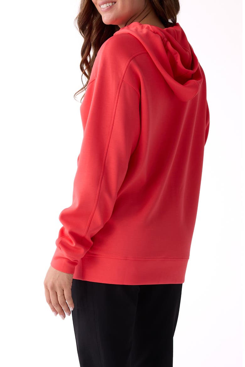 Après Women's Hooded Sweatshirt, Alternate, color, Sunset Coral