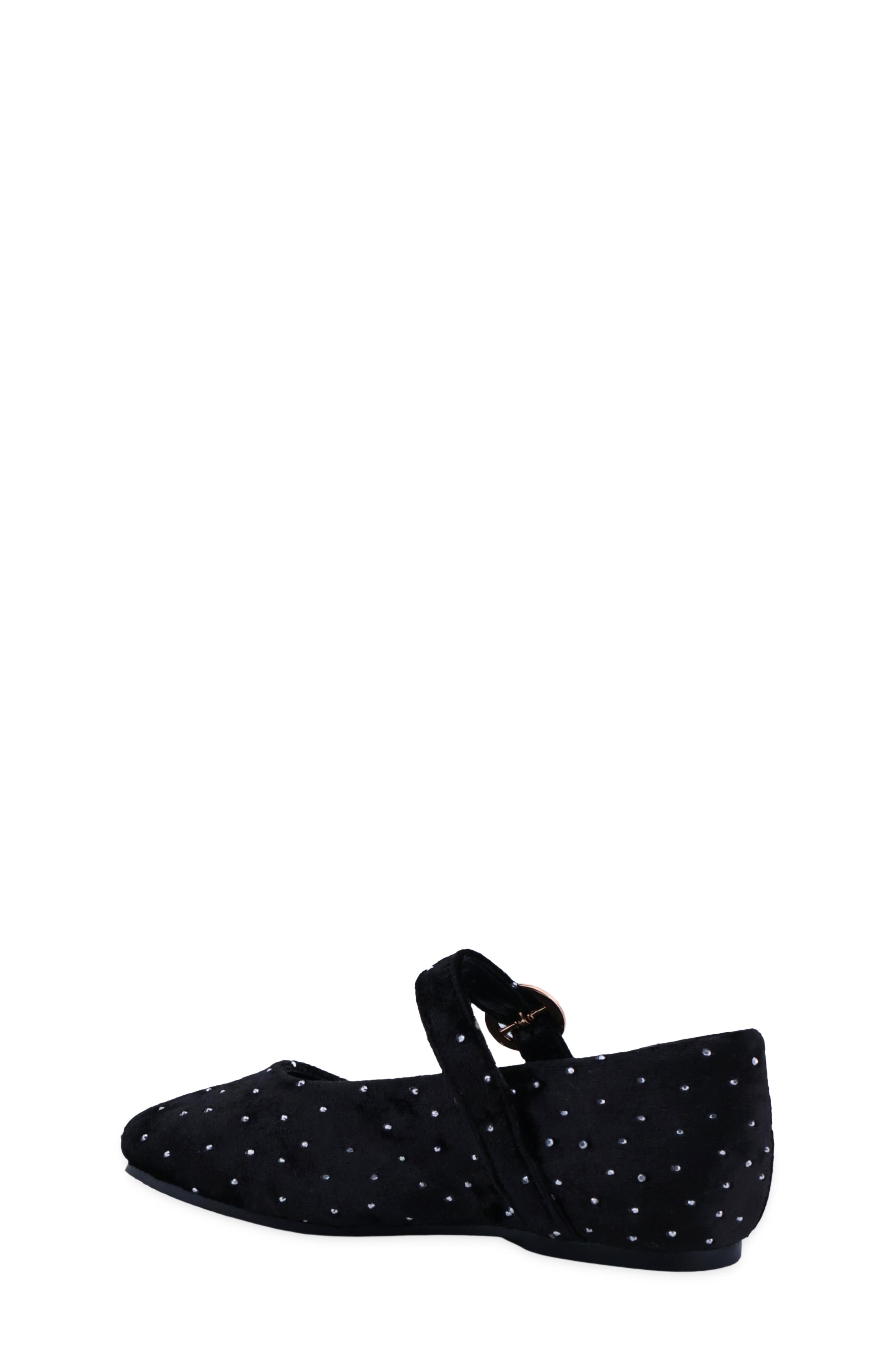 Kids' Annabelle Mini Velvet Mary Jane, Alternate, color, BLACK VELVET
