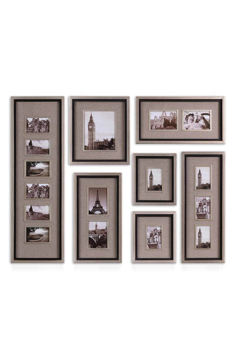 Uttermost Massena Set of 7 Picture Frames, Alternate, color, 