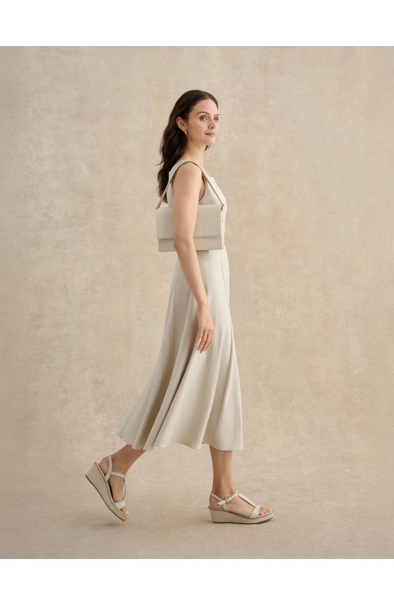 HOBBS LONDON Trinity Dress, Alternate, color, Neutral