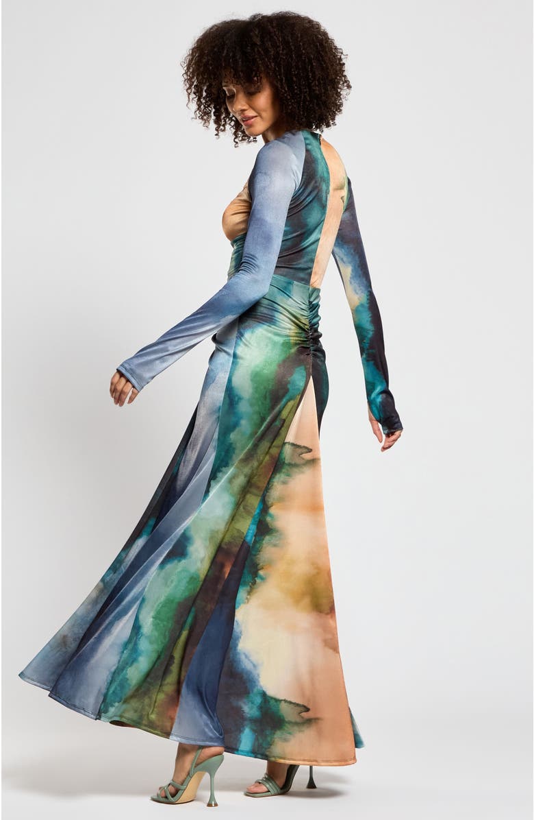 Daska Cordelia Dress, Alternate, color, Blur Print