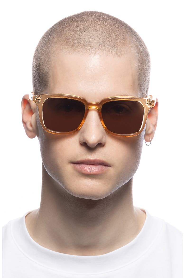 Steadfast 51mm Polarized D-Frame Sunglasses, Alternate, color, BLONDE