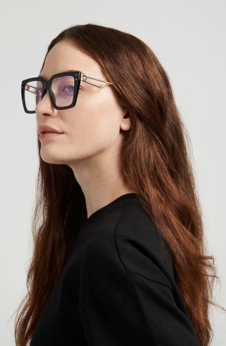 Carrera Eyewear 55mm Square Optical Glasses, Alternate, color, 