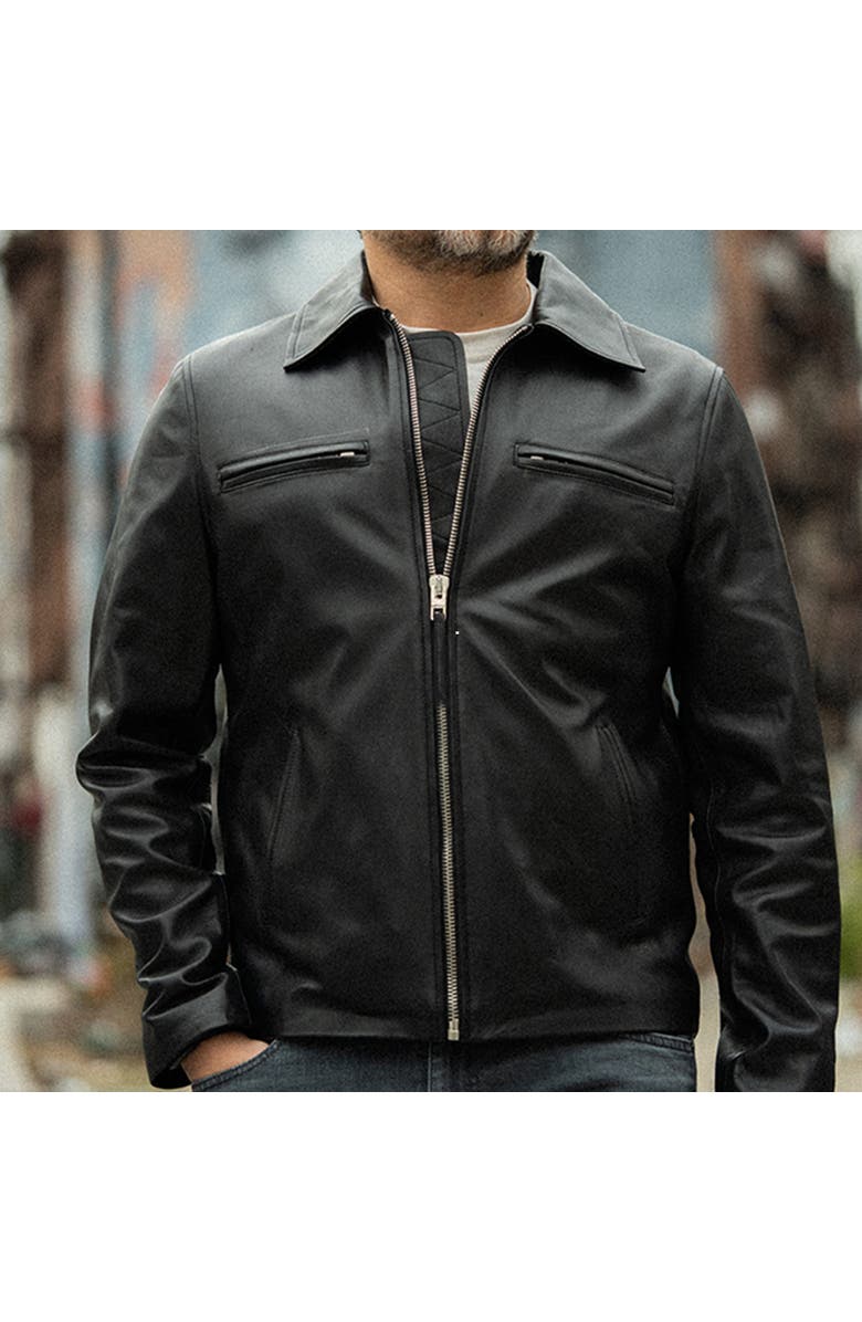 Last Wolf Rainer Moto  Jacket, Alternate, color, Black