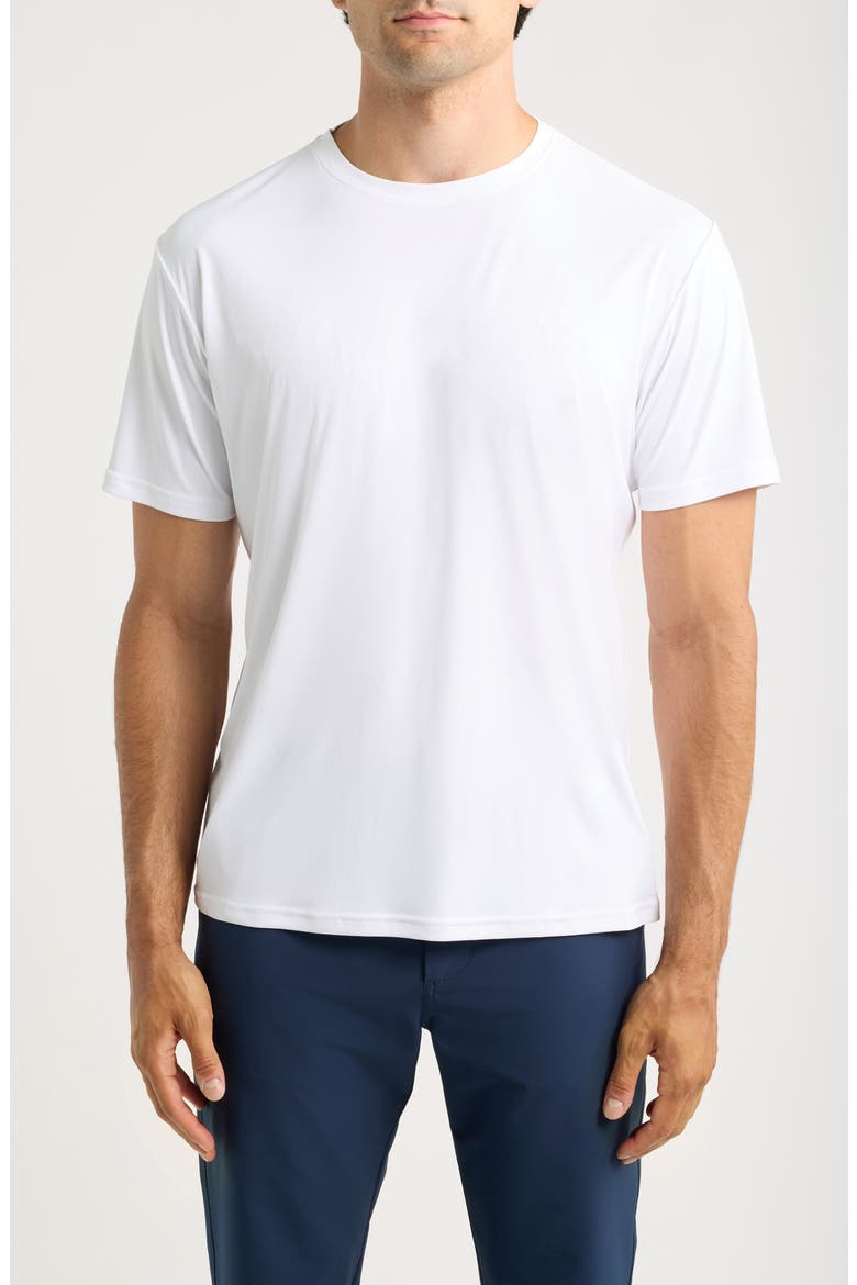 Featherweight Performance T-Shirt, Main, color, WHITE