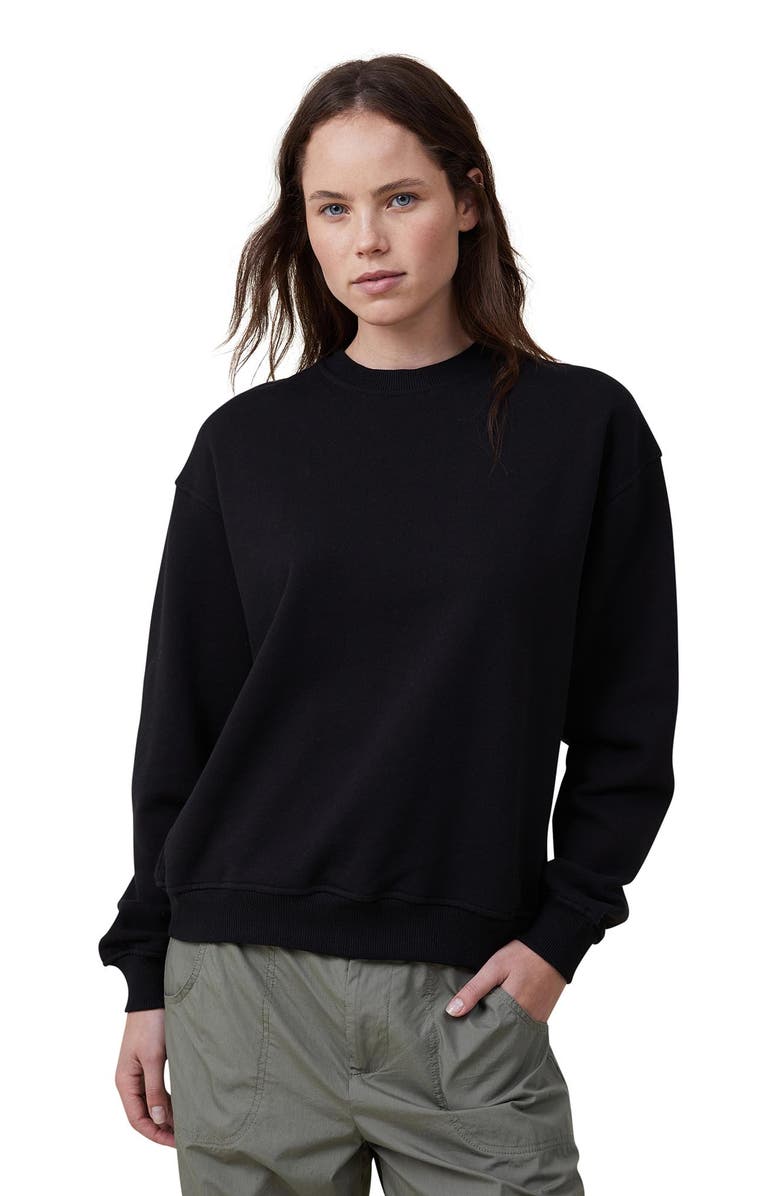 Cotton On Women's Classic Fleece Crew Sweatshirt, Main, color,