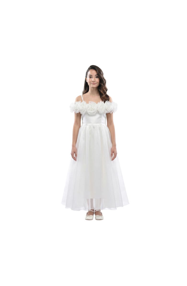 Tulleen Chloe Tulle Dress, Alternate, color, White