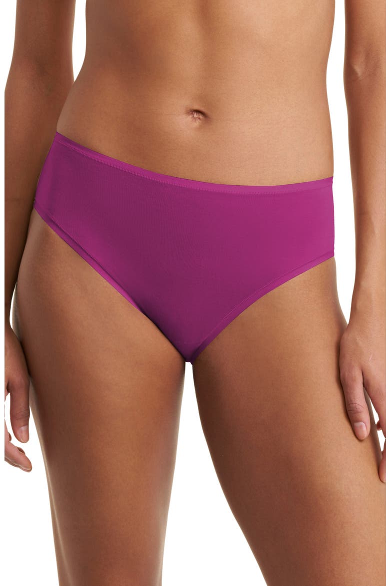 Bliss Bare Cotton Hipster Briefs, Main, color, MD MAGENTA