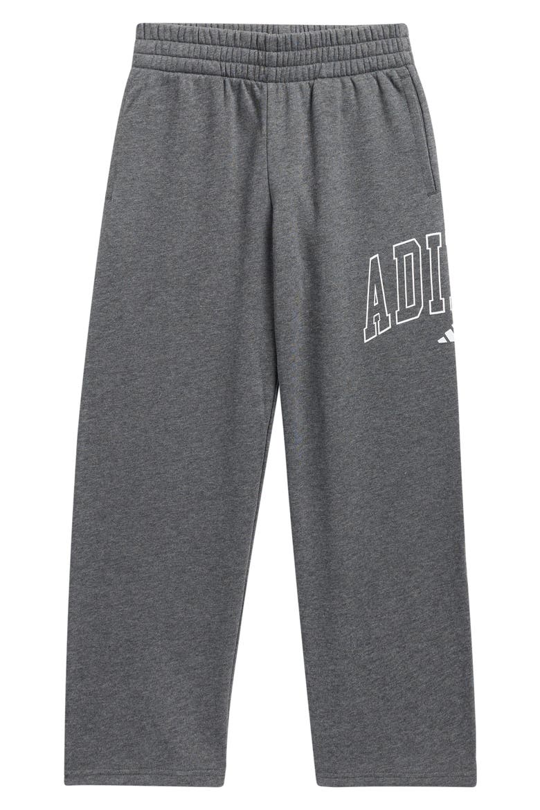Kids' Loose Fit Sweatpants, Main, color, DARK GREY HEATHER