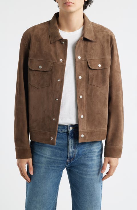 Suede Trucker Jacket