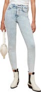 AllSaints Dax High Waist Ankle Skinny Jeans