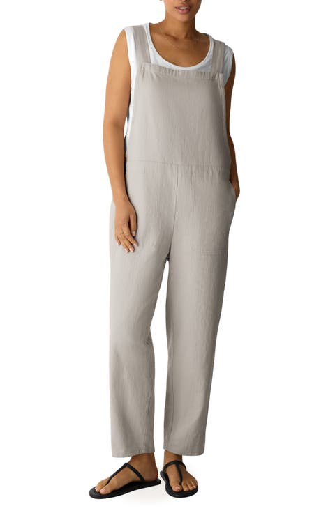 Organic Cotton & Linen Lantern Jumpsuit