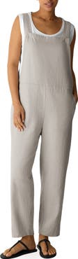 Eileen Fisher Organic Cotton & Linen Lantern Jumpsuit