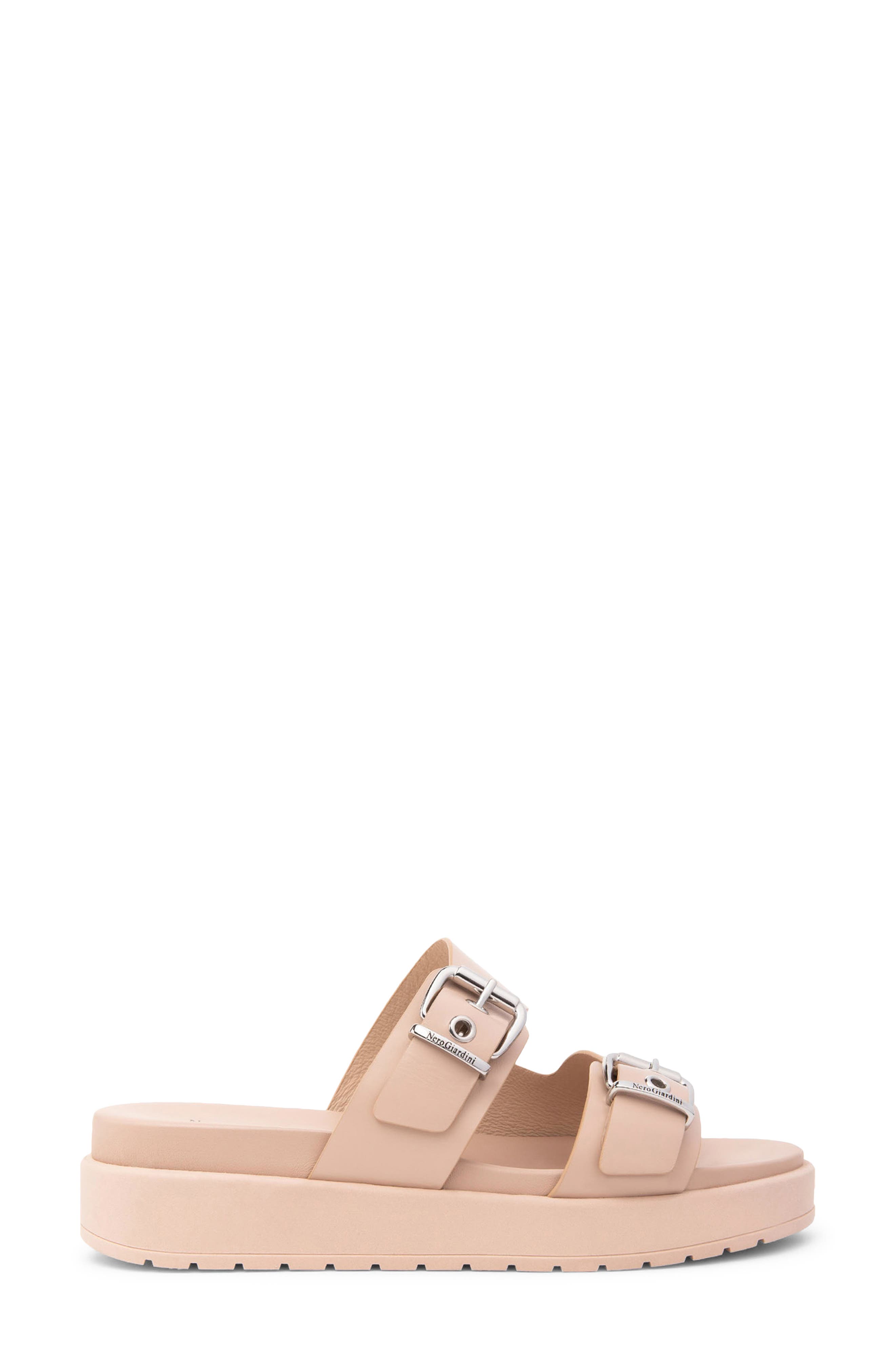 Platform Wedge Slide Sandal - image 4
