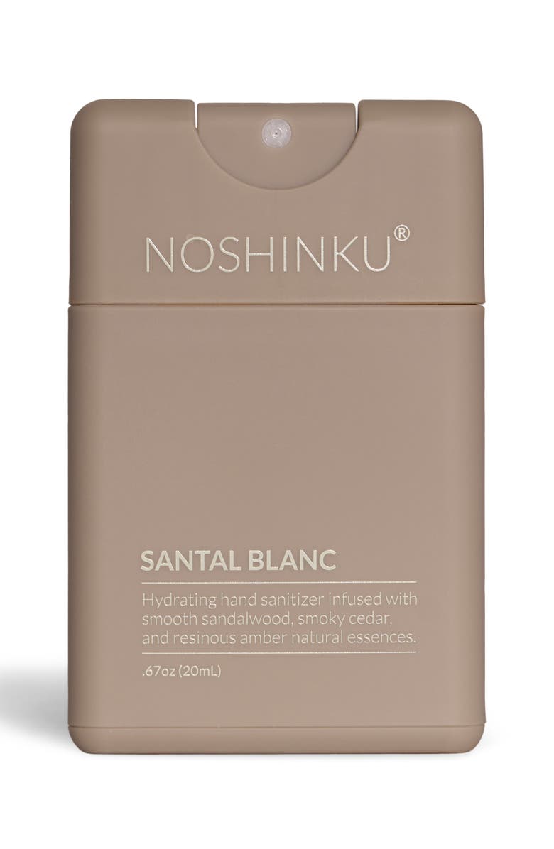 NOSHINKU Refillable Pear Blossom Tea Ultra Hydrating Pocket Hand Sanitizer, Main, color, Beige