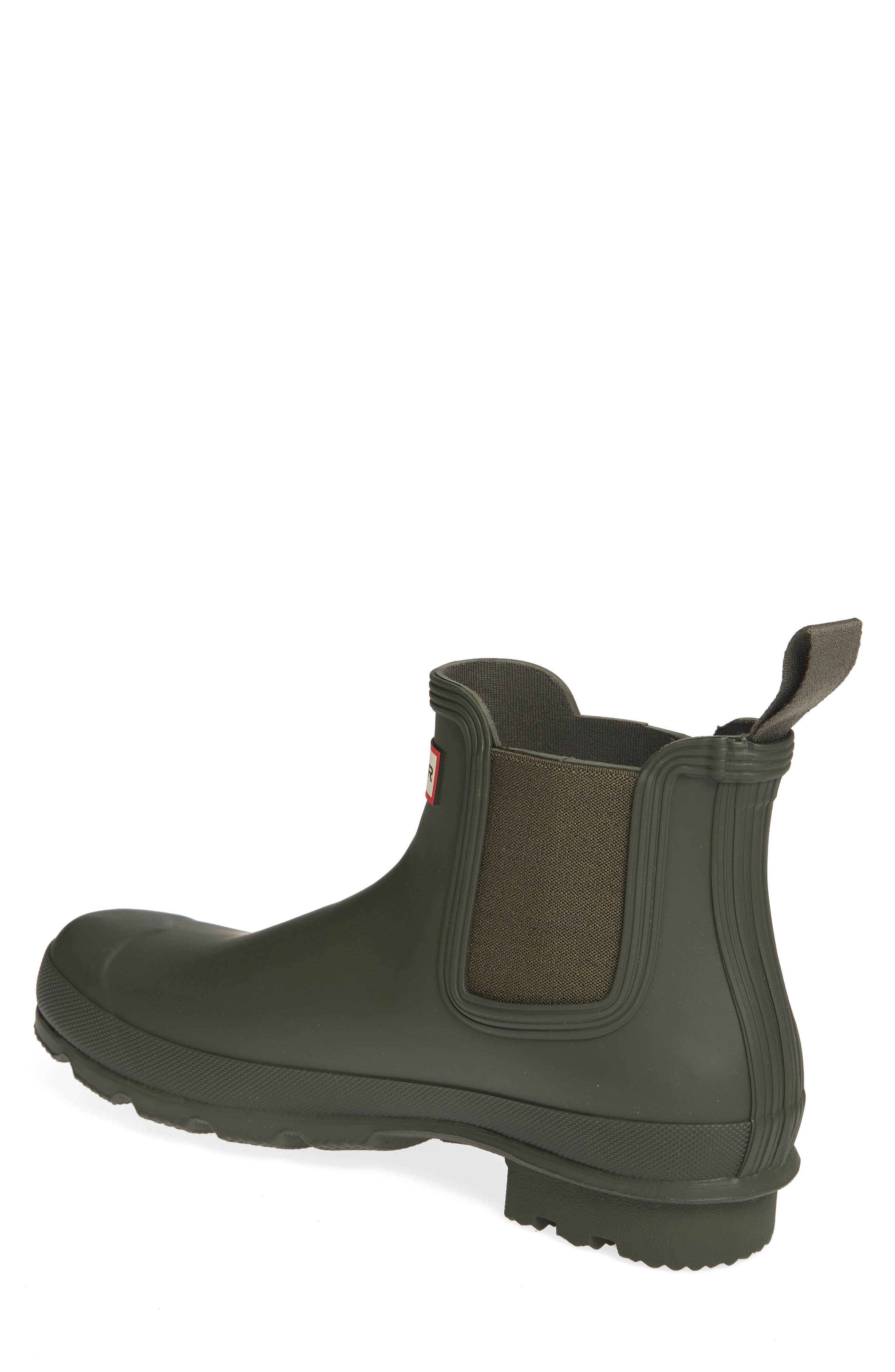 'Original' Waterproof Chelsea Rain Boot, Alternate, color, DARK OLIVE
