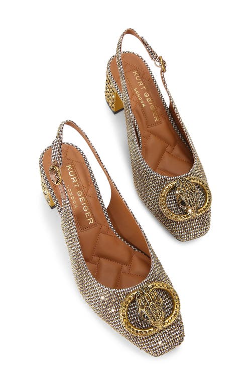 Kurt Geiger London Chelsea Slingback Pump In Brown
