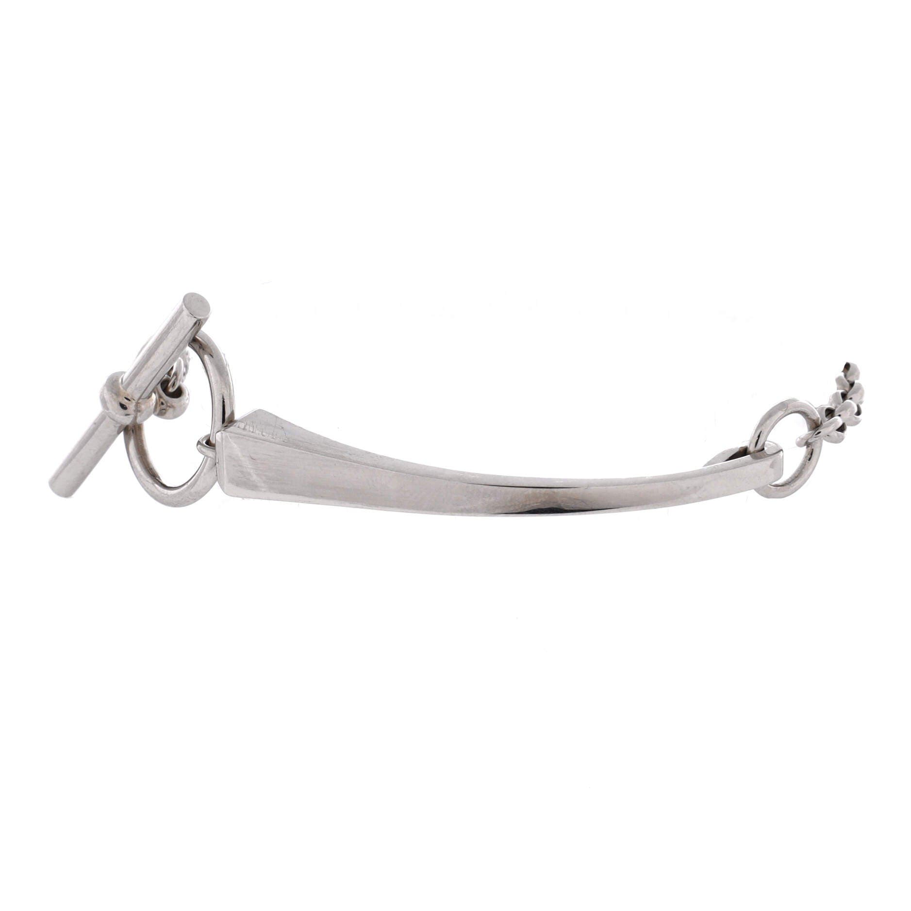 Clou de Forge Chain Bracelet Sterling Silver, Main, color, Metallic Silver