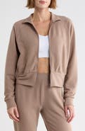 Z by Zella Cozy Whisper Track Jacket