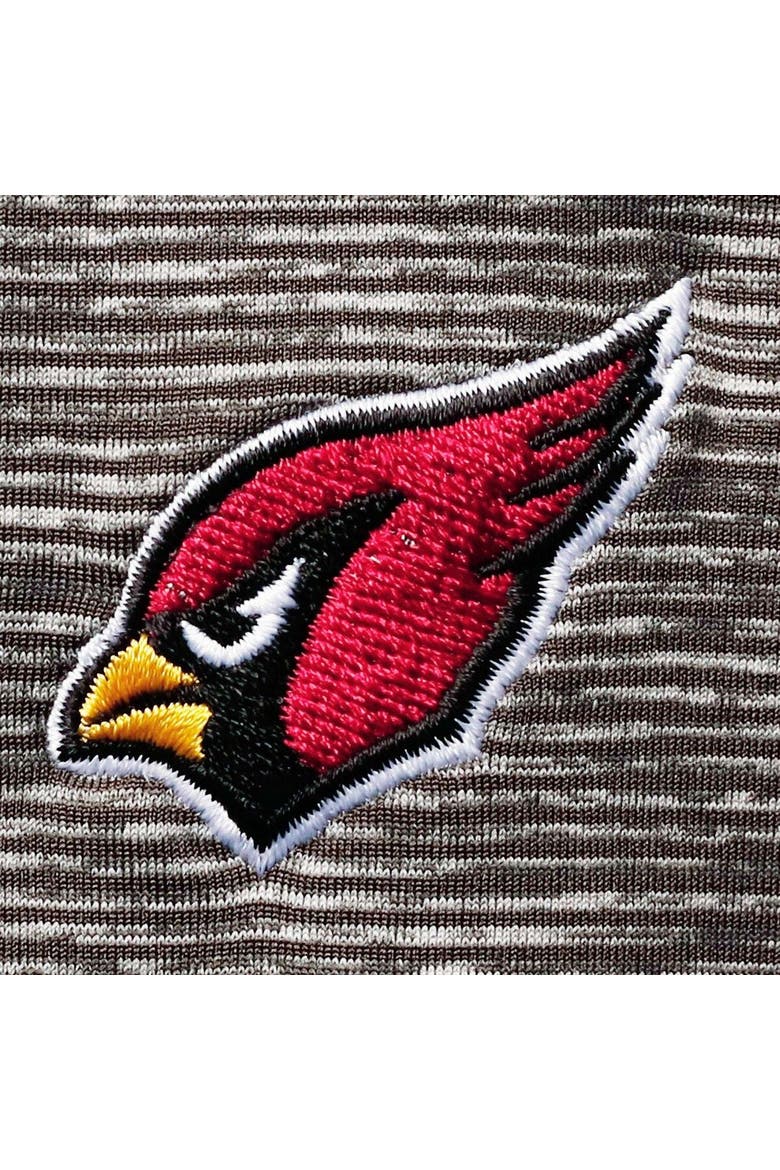Men's Vineyard Vines Charcoal Arizona Cardinals Destin Stripe Sankaty Polo, Alternate, color, Charcoal