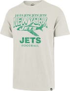 '47 Men's '47 Natural New York Jets Head On Scrum Slub T-Shirt