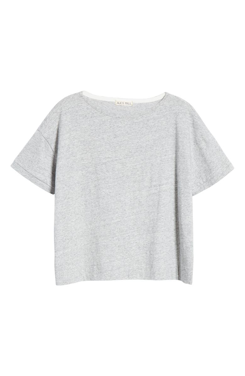 Alex Mill Heather Boxy Slub Tee, Alternate, color,
