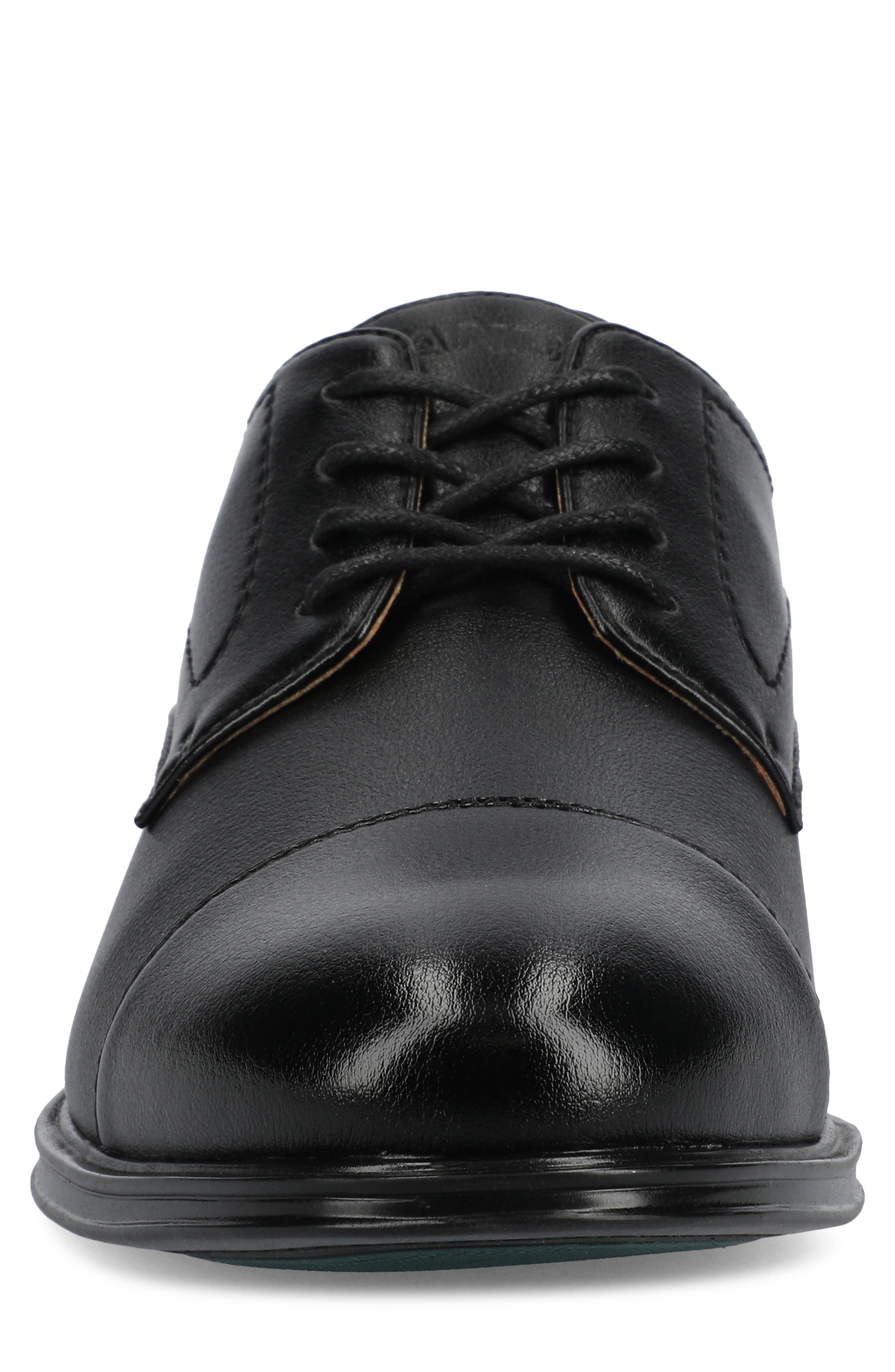 VANCE CO Alec Cap Toe Derby, Alternate, color, Black