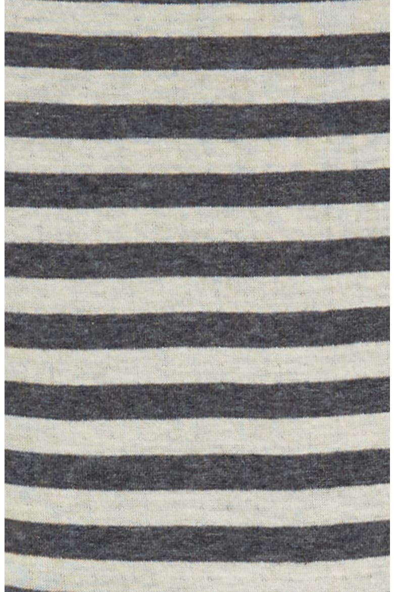 Kids' Stripe Long Sleeve Knit Dress, Alternate, color, IVORY DOVE- GREY STRIPE