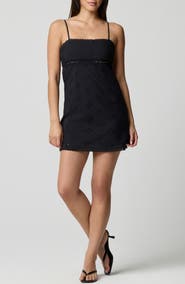 Florence by Mills Square Neck Cotton Eyelet Minidress