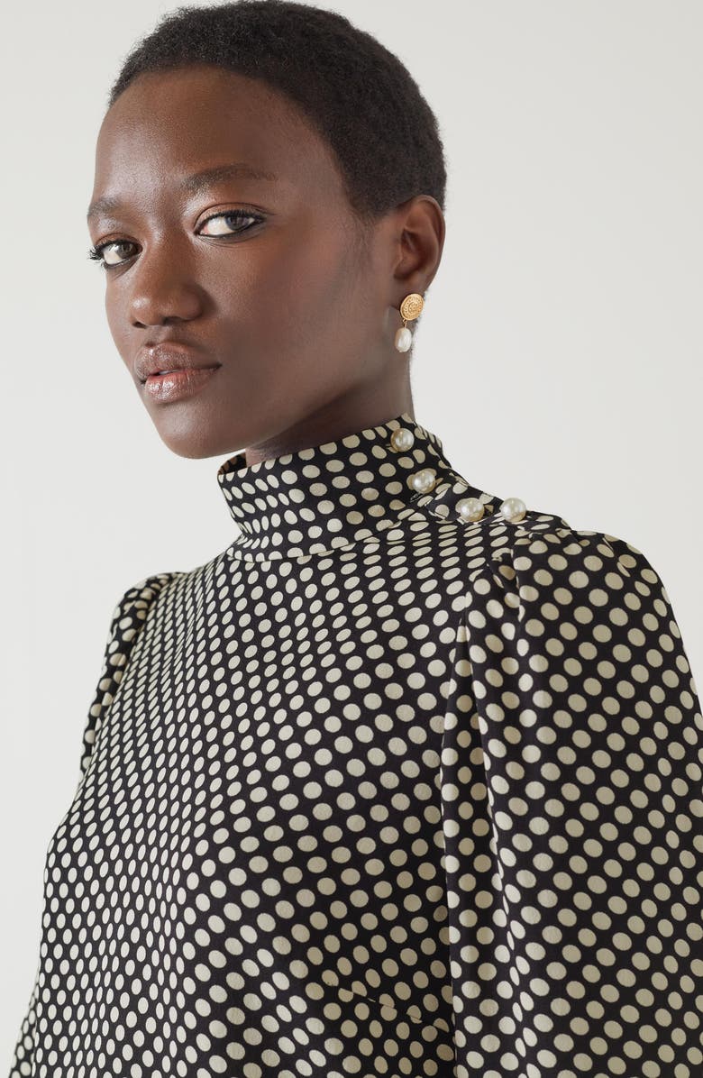 LK Bennett Devoto Turtleneck Top, Alternate, color, 