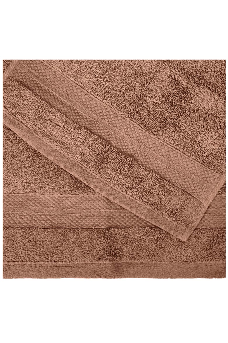 Aria 3-Piece Turkish Cotton Towel Set, Alternate, color, TAUPE