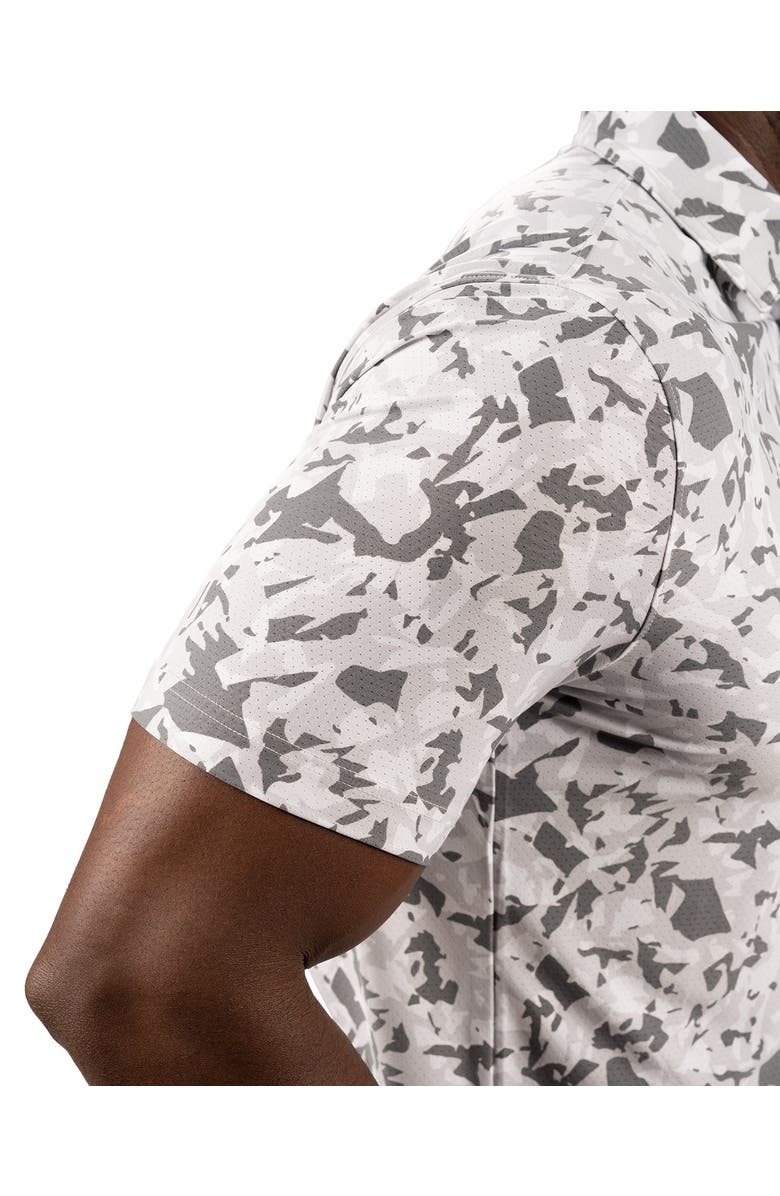 Black Clover Camo Mix Polo, Alternate, color, Grey