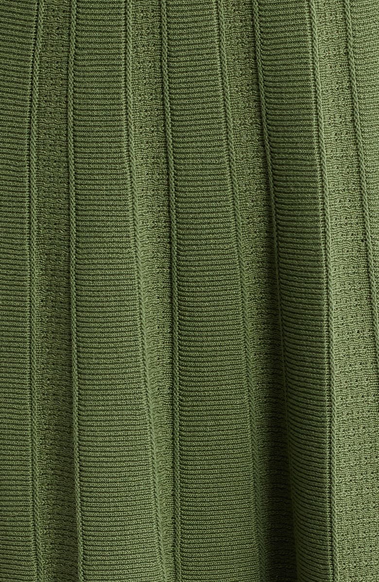 Vince Camuto Colorblock Knit Midi Dress, Alternate, color, Green Mult