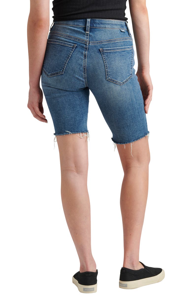 JAG Jeans Cecilia Raw Hem Denim Bermuda Shorts, Alternate, color, 