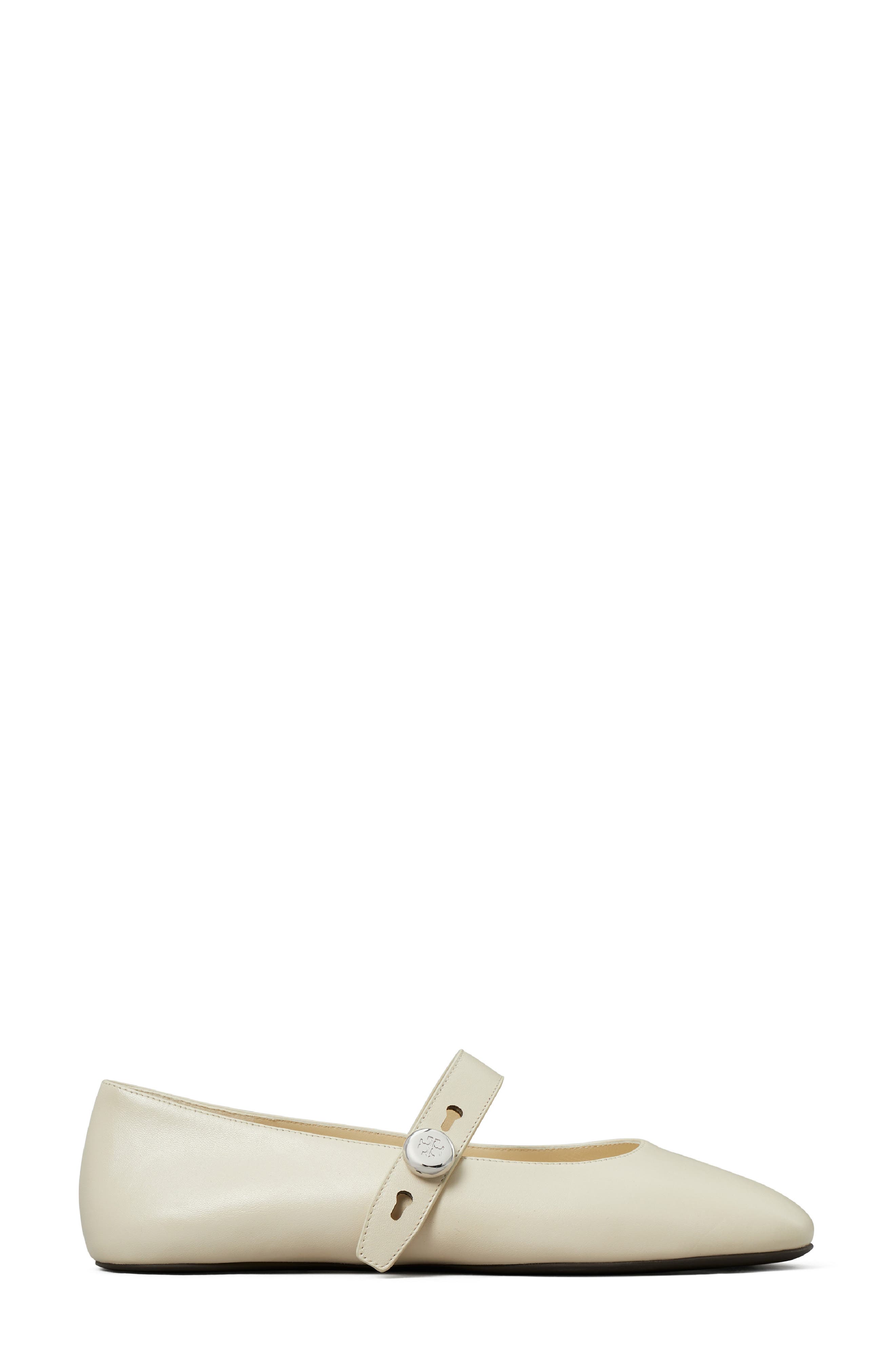 Romy Leather Mary Jane Flat, Alternate, color, LIGHT CREAM