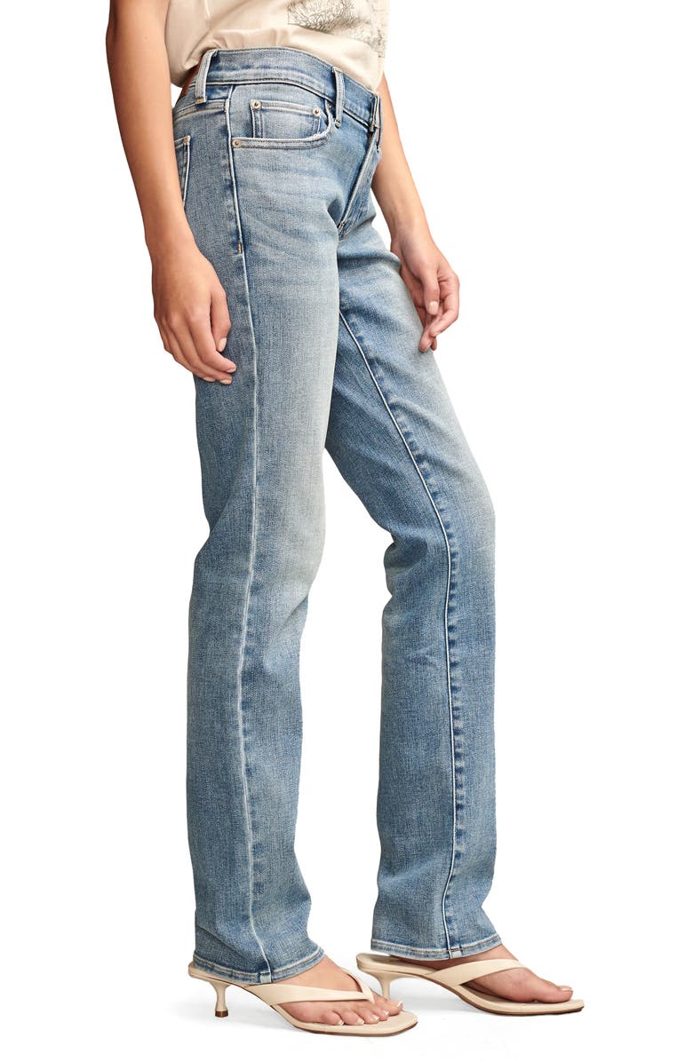 Lucky Brand Sweet Mid Rise Straight Leg Jeans, Alternate, color, Wanderer
