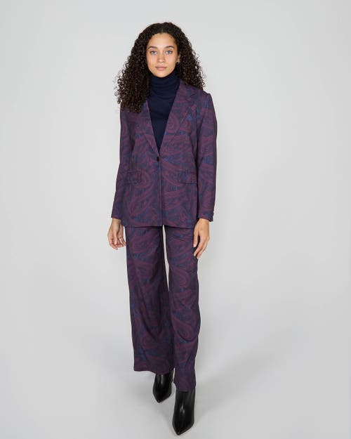 Lords Of Harlech Julia Tailored Jacket In Multi