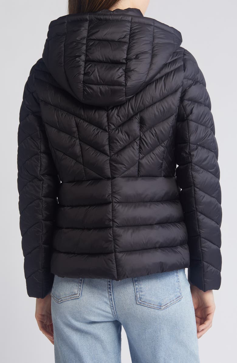 MICHAEL Michael Kors Water Repellent Hooded Packable Puffer Coat, Alternate, color, 